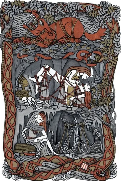 Qu'est Narfi, fils de Loki et de Sigyn ?