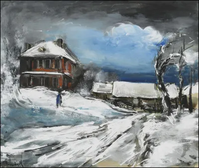 De quelle couleur est la maison de Maurice de Vlaminck ?