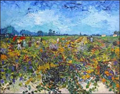 De quelle couleur est le vignoble de van Gogh ?