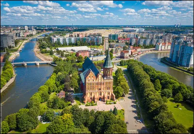 Enfin, voici l'ancienne Königsberg prussienne. Dans quel pays la visiterez-vous aujourd'hui ?