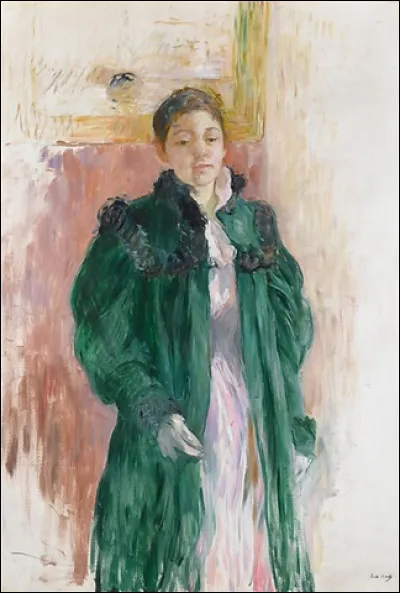 Qui a peint "Jeune fille au manteau vert" ?