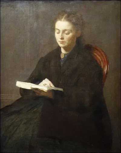 Qui a peint "La liseuse" dans son manteau ?