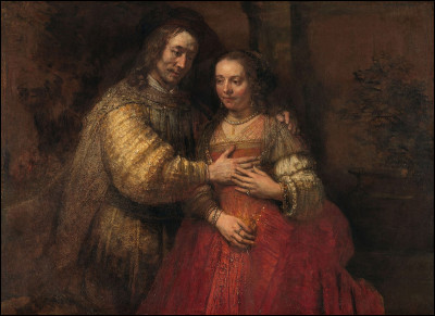 Quel peintre hollandais du XVIIe est l'auteur du tableau "La Fiancée juive" ?