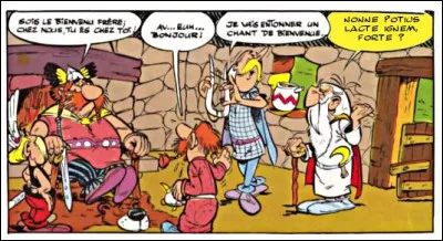 Assurancetourix a visiblement oublié de se taire, ce que Panoramix ne manque pas de lui suggérer... Mais comment ?