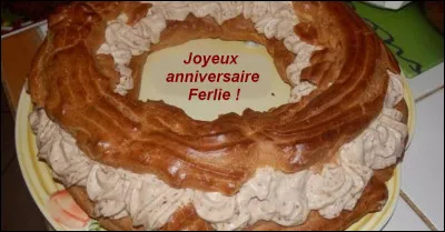 James et Dom étaient impatients. Tous les gourmands attendaient le gâteau pour te souhaiter un joyeux anniversaire Ferlie !