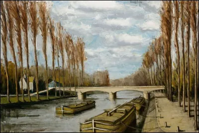 Qui a est le peintre de "Melun, la Seine à l'automne" ?
