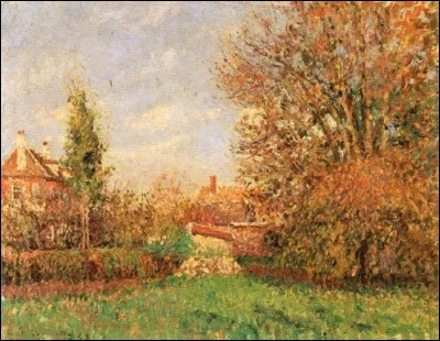 Qui a peint "Automne dans le pré à Éragny" ?