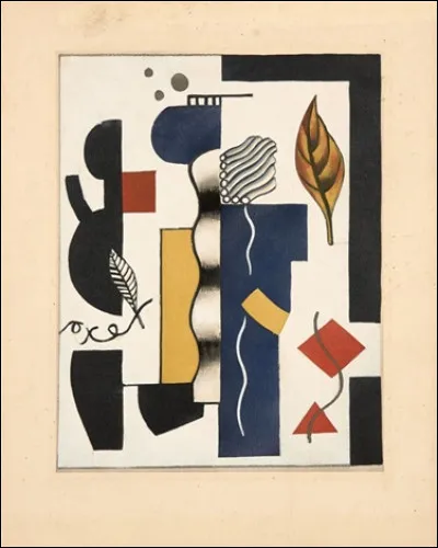 Voici encore une version cubiste de l'automne signée :