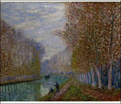 Très jolie toile pour cet "Effet d'automne" de l'artiste :