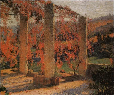 Qui a représenté "La Tonnelle à l'automne" ?