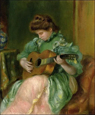 "Femme avec guitare" est un tableau de quel peintre ?