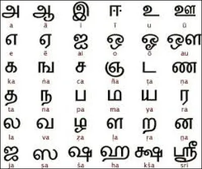 Dans quel pays le tamoul est-elle la langue officielle ?