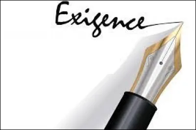 Je tenais à dire que je suis très exigent, surtout avec moi-même, toujours à vouloir être la meilleure version de soi-même - Cochez le synonyme du mot "exigeant".