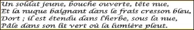 Il est soldat, le dormeur. Mais de quelle guerre parle-t-on ?