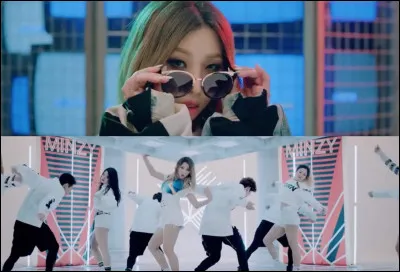 Dans quel MV de Minzy la voit-on comme cela ?