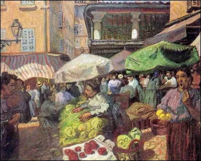 Qui a repr&eacute;sent&eacute; "Le March&eacute; &agrave; Marseille" ?