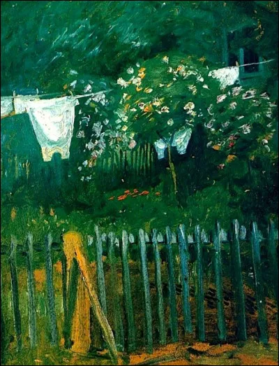 Qui a immortalisé "La Lessive dans le jardin" ?