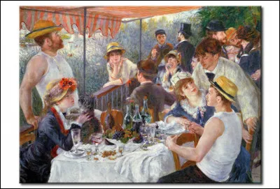 Qui a peint cette toile nommée "Le déjeuner des canotiers" ?
