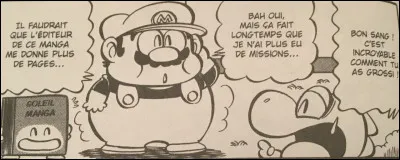 Comment Mario a-t-il fait pour maigrir aussi vite dans ce chapitre ?