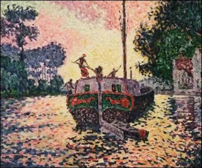 Qui a peint "Le Chaland" ?