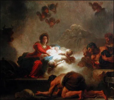 Qui a représenté "L'Adoration des bergers" ?