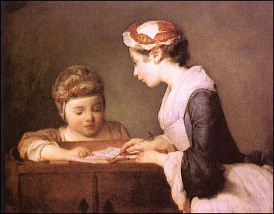 Qui a peint "La Jeune Gouvernante" ?