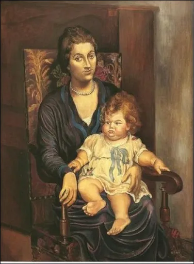 Qui a réalisé le portrait de madame Rosenberg et sa fille ?