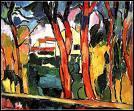 1906 : L'auteur de cette toile, 'les arbres rouges' était autodidacte, il gagna sa vie comme cycliste, violoniste et soldat avant de se consacrer à la peinture. De qui s'agit-il ?