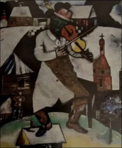 Quel est le titre de cette toile exécutée par Marc Chagall ?