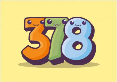 Quel est le chiffre des dizaines dans ''378'' ?