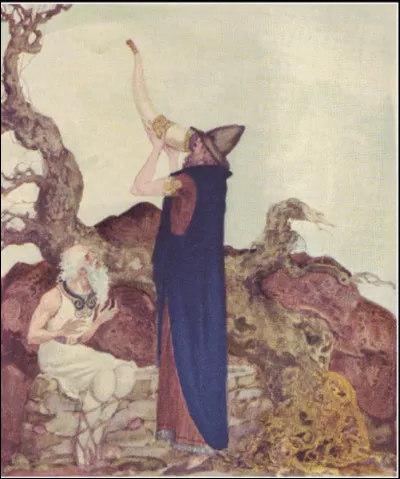 Quelle est la seule partie du corps restante de Mímir ?