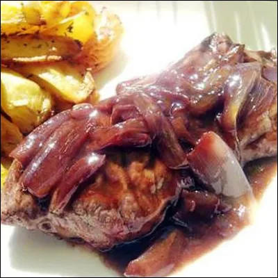 Quel morceau de b�uf, appel&eacute; flank en anglais, est souvent cuisin&eacute; &agrave; l'&eacute;chalote ?