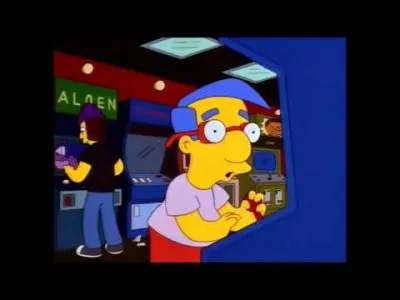 Quel nom Milhouse essaie-t-il de saisir en jouant à Bonestorm ?