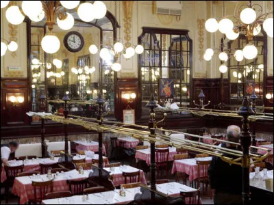 Bras comme brasserie : je vous emmène 7 rue du Faubourg Montmartre dans la plus ancienne brasserie parisienne :