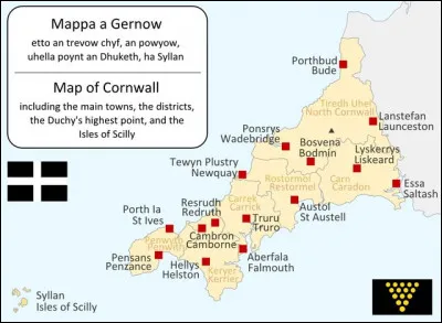 Les Corniques - environ 180 000 actuellement - habitent l'extrême partie sud-ouest de l'Angleterre. D'où leur vient ce nom ?