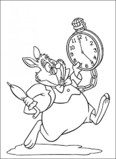 Le lapin dans "Alice au pays des merveilles" est de couleur rose.