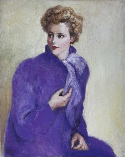 "Portrait de femme en violet" est un tableau de quel peintre ?