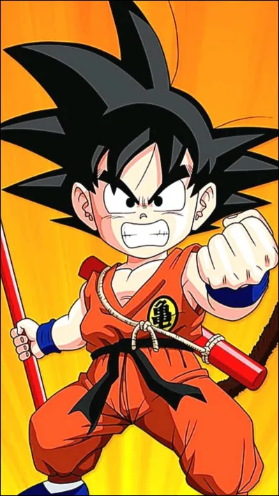 Que portait-il avant son kimono orange ?