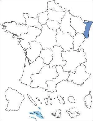 Quelle est la rgion colore ?