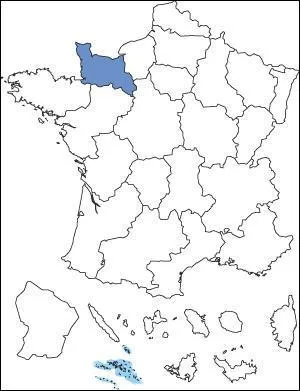 Quel est le nom de la rgion qui est en bleu ?