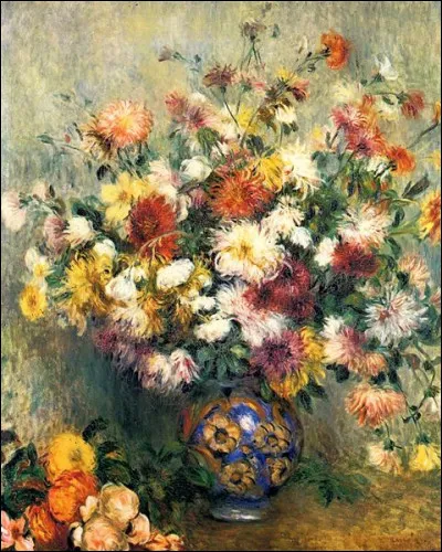 Qui a peint "Vase de chrysanth&egrave;mes" ?
