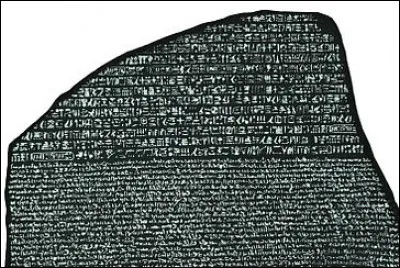 C'est grâce à la pierre de Rosette que Champollion déchiffra les hiéroglyphes. Dans quel musée se trouve-t-elle aujourd'hui ?