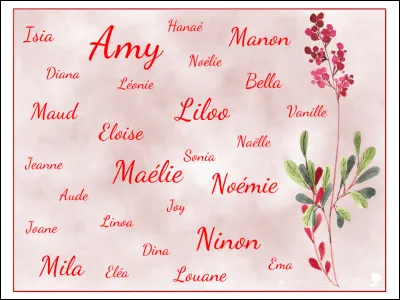 Comment est ton prénom ?