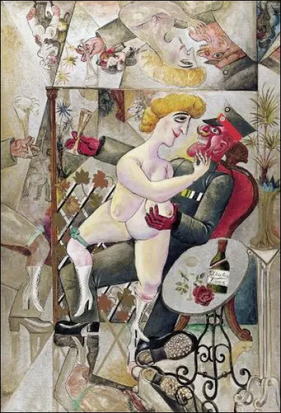 Cette toile d'Otto Dix représente une scène qui se déroule à :