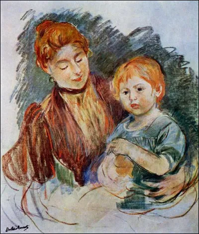 Qui a peint "Femme et enfant" ?