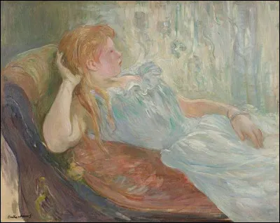 Qui a peint "Jeune fille couchée" ?