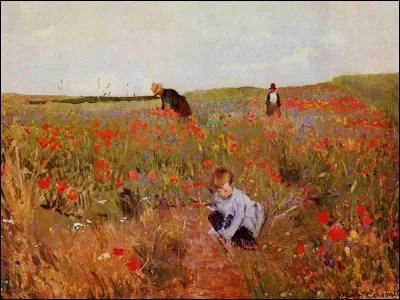 Qui a peint "Les coquelicots rouges" ?