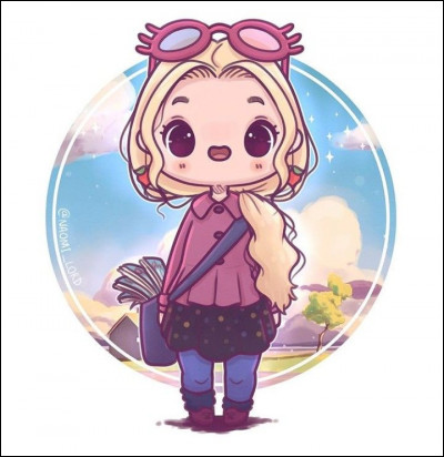 Une dernière Lovegood, Luna !
 Comment s'appellent ses lunettes que l'on peut voir sur le fanart ?