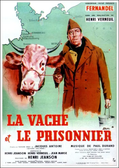 "Marguerite" est le nom de la vache qui accompagne Charles lors de son évasion dans le film "La Vache et le Prisonnier".