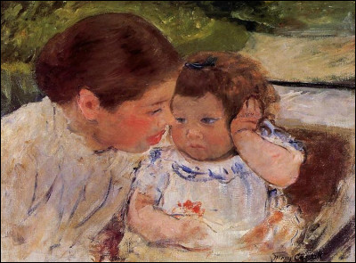 Qui a peint "Suzan réconfortant le bébé" ?